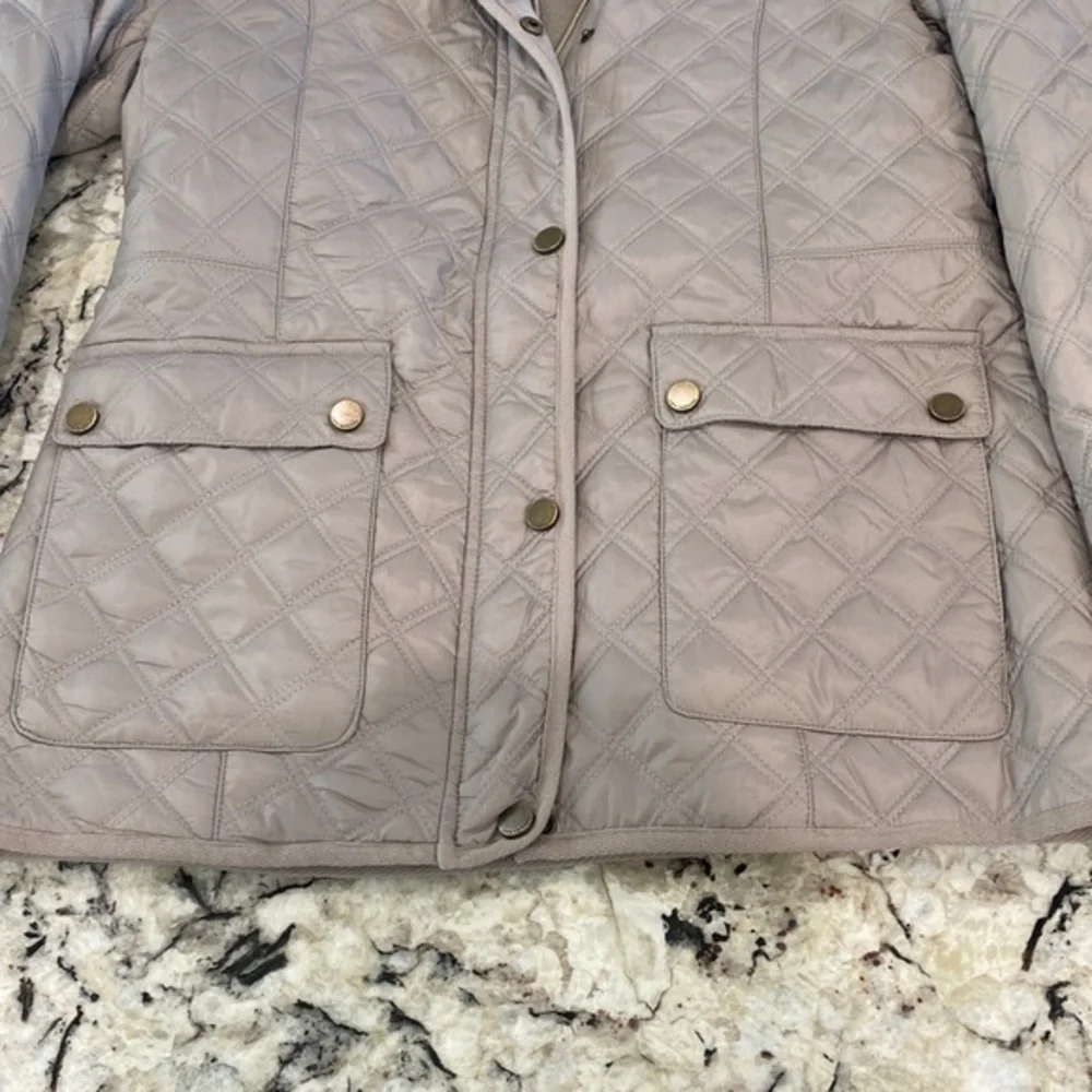 Lucky Brand Taupe Puffer‎ Jacket/Coat- Women’s size small